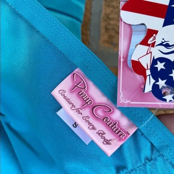 PINUP COUTURE VIVIAN SATIN DRESS SMALL - Picture 6 of 10